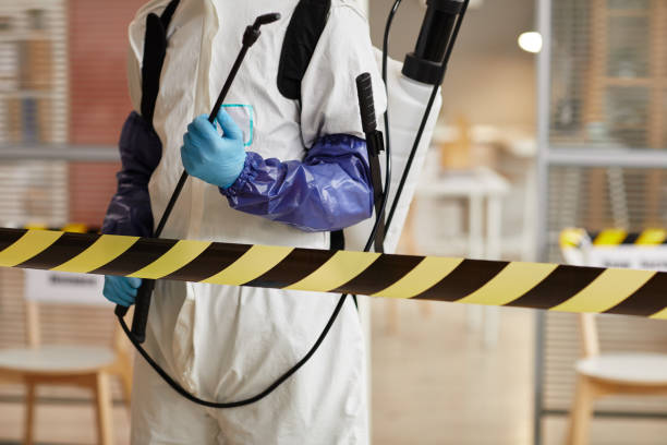 Professional Blood Cleanup technician working in Ames, NE